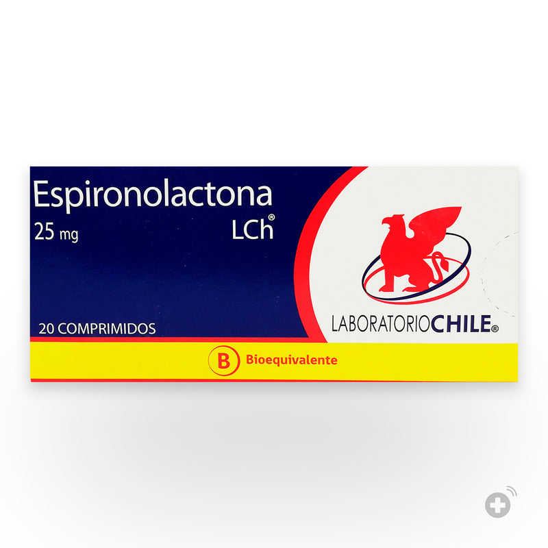Espironolactona 25mg 20 Comprimidos