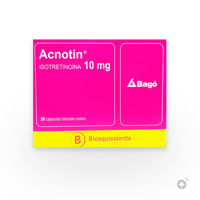 Acnotin 10mg 30 Cápsulas blandas