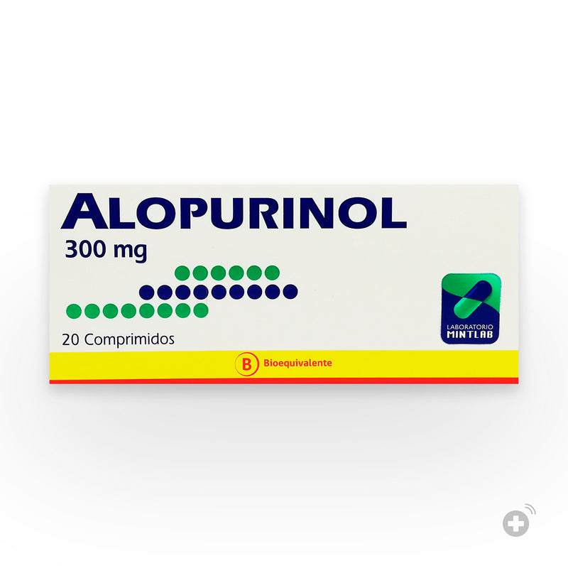 Alopurinol 300mg 20 Comprimidos