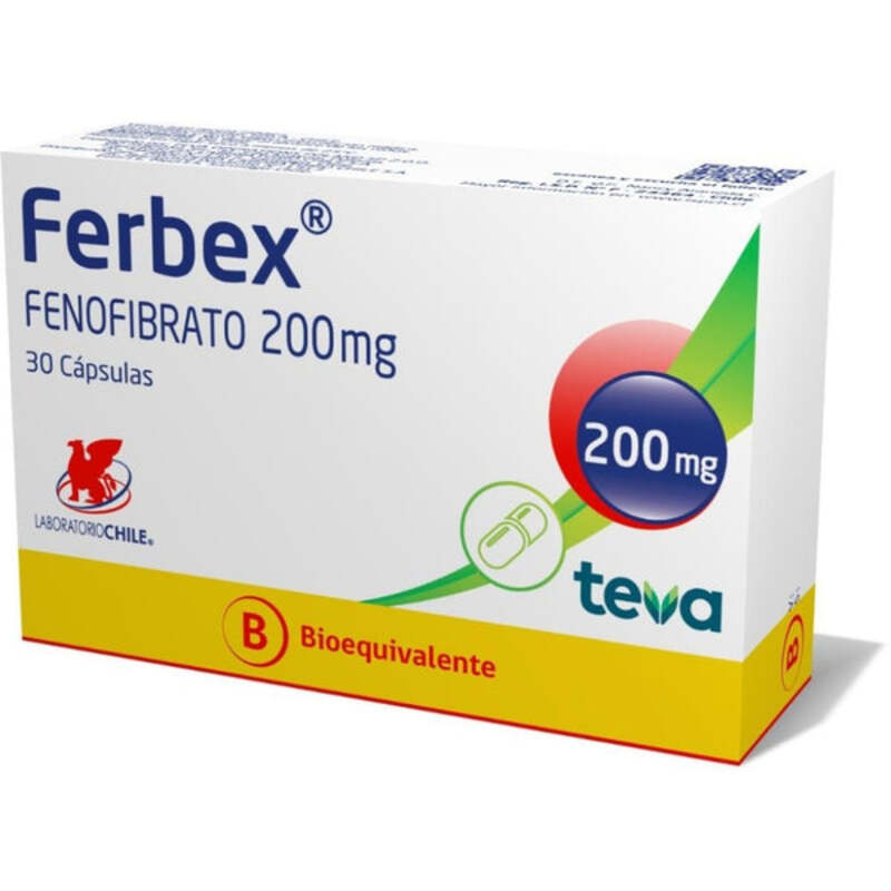 Ferbex 200mg 30 Cápsulas