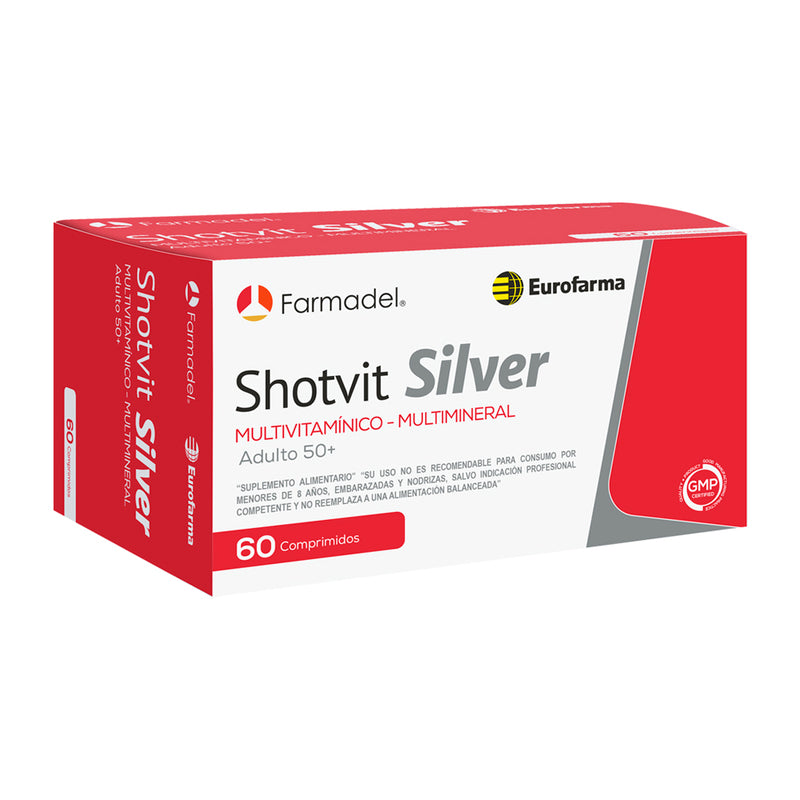 Shotvit Silver Multivitamínico 60 Comprimidos