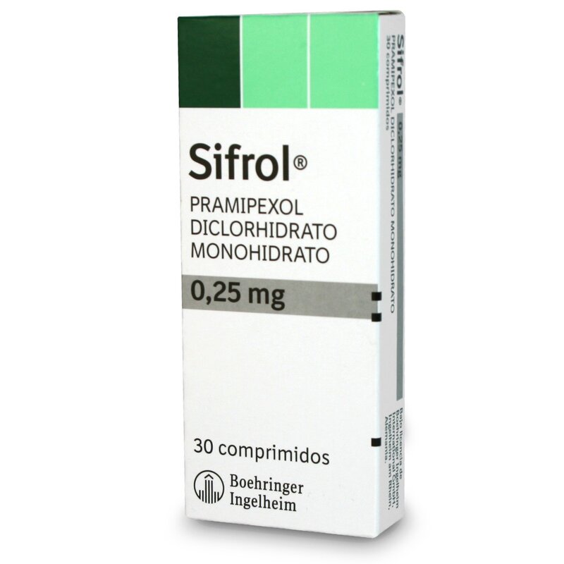 Sifrol 0,25mg 30 Comprimidos
