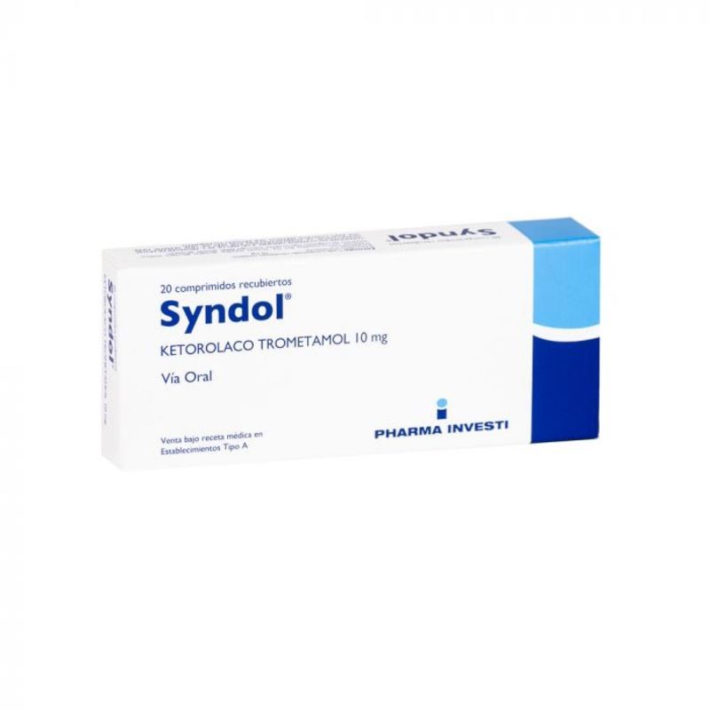 Syndol 10mg 20 Comprimidos recubiertos