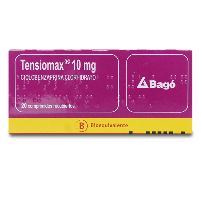 Tensiomax 10mg 20 Comprimidos recubiertos
