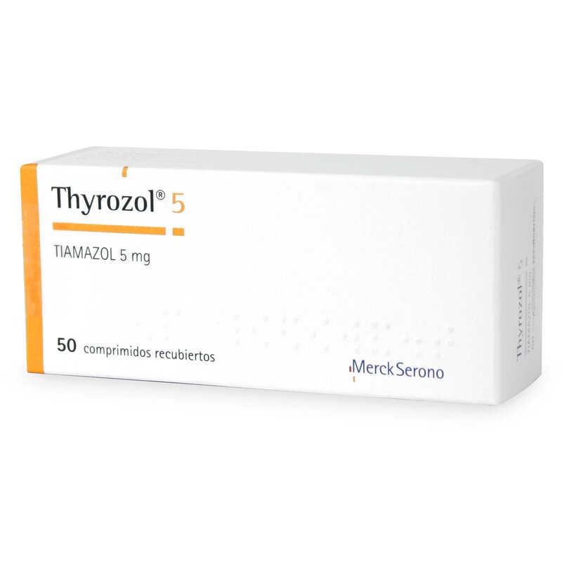 Thyrozol 5mg 50 Comprimidos recubiertos