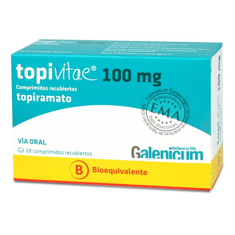 Topivitae 100mg 28 Comprimidos recubiertos
