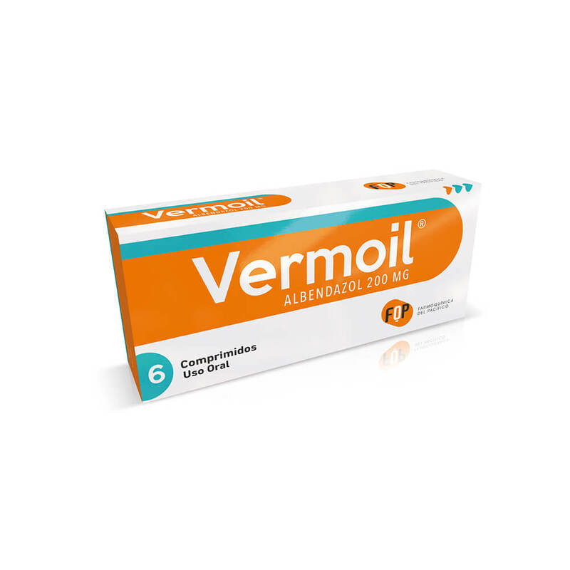 Vermoil 200mg 6 Comprimidos