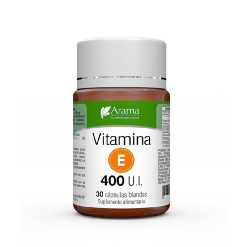 Vitamina E 400 U.I. 30 Cápsulas blandas