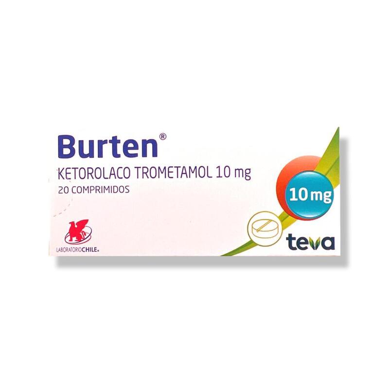 Burten 10mg 20 Comprimidos