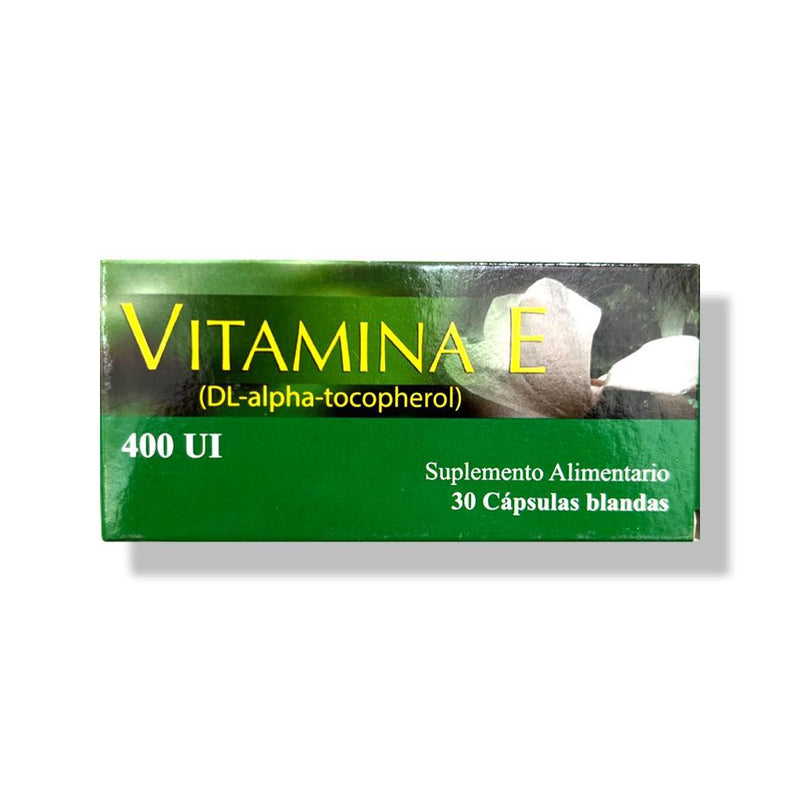 Vitamina E 400 UI 30 Cápsulas blandas