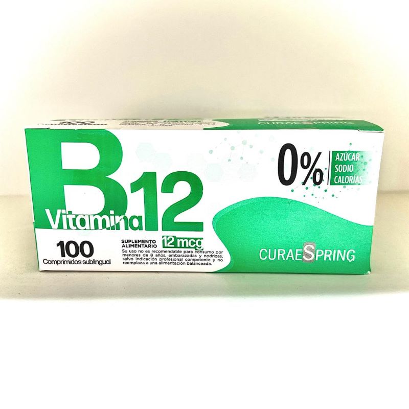Vitamina B12 100 Comprimidos sublingual