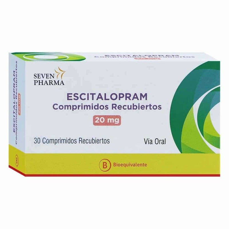 Escitalopram 20mg 30 Comprimidos recubiertos