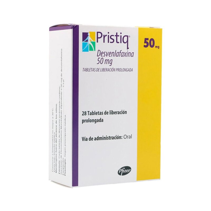 Pristiq 50mg 28 Comprimidos recubiertos de liberación prolongada