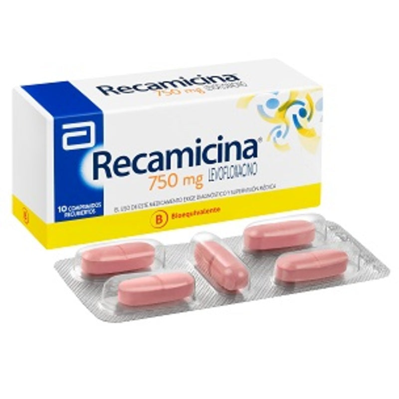 Recamicina 750mg 10 Comprimidos