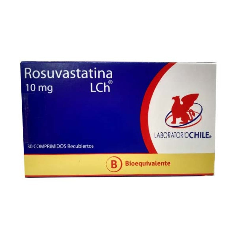 Rosuvastatina 10mg 30 Comprimidos Recubiertos