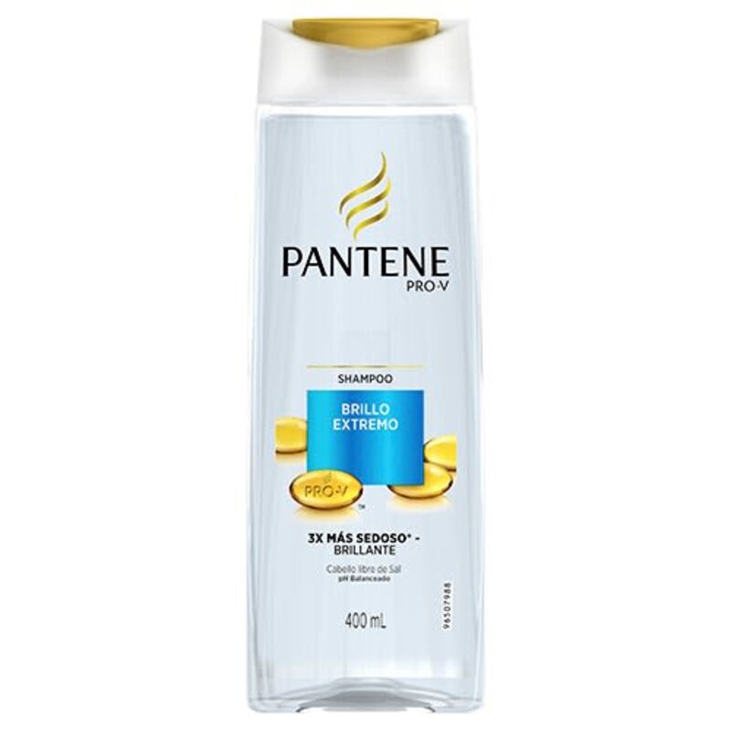 Shampoo pantene brillo extremo 400ml