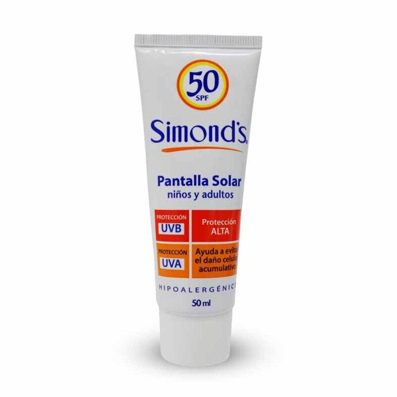 Protector solar simond's 50spf niños y adultos 50ml
