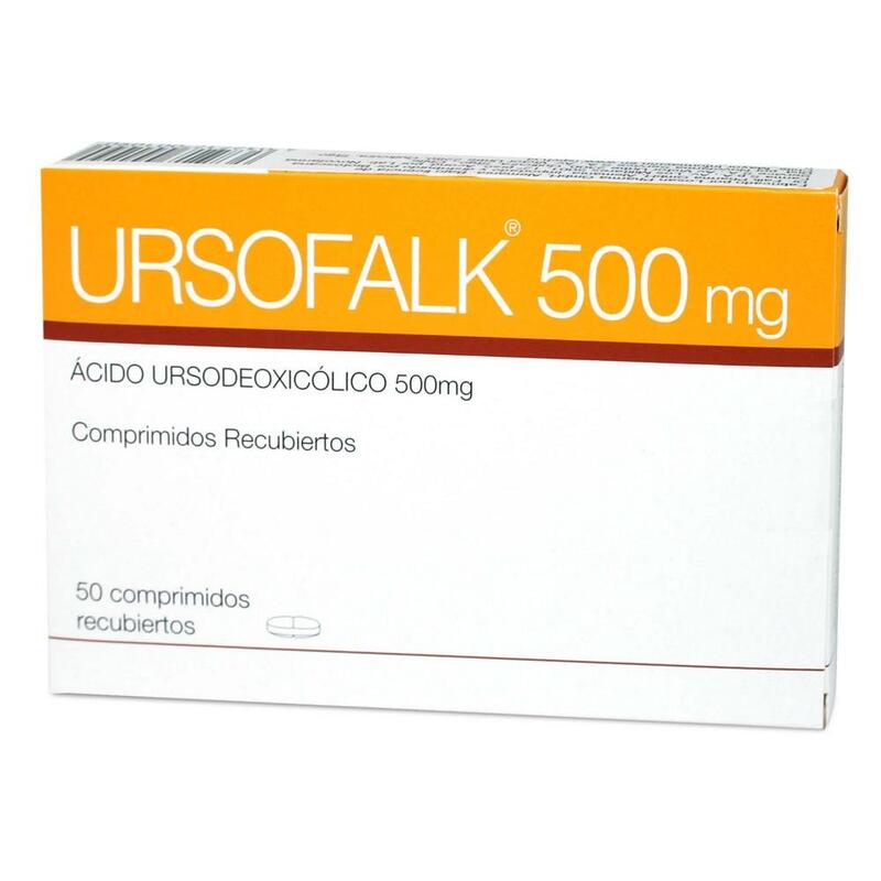 Ursofalk 500mg 50 Comprimidos Recubiertos