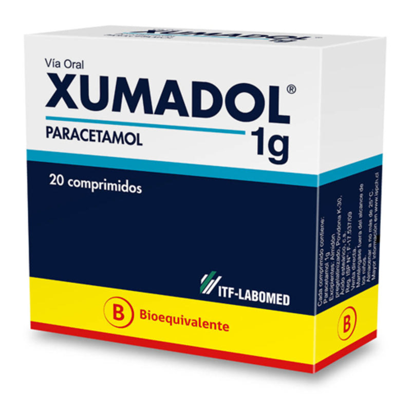 Xumadol 1g 20 Comprimidos